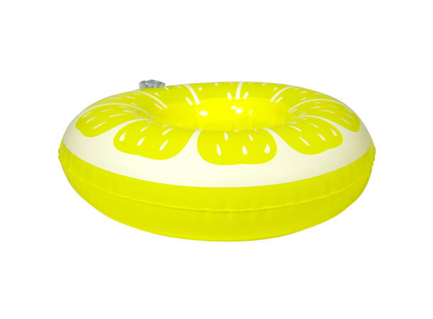 Flytende Drikkeholder - Sitronskive 1 Oppblåsbar drikkeholder - 17x17cm