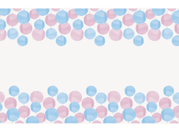 Gender Reveal Party 1 Plastikkduk firkantet - 137x214cm