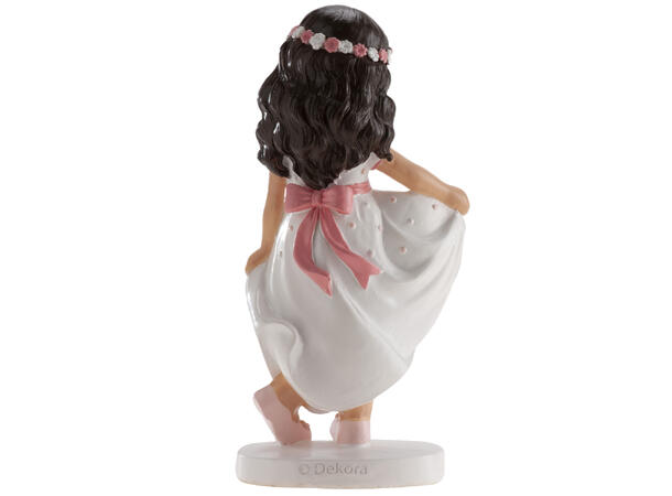 Konfirmasjon - Animert stil - Jente 6 1 Kakefigur i plast - 16cm 