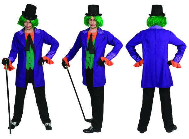 Kostyme - Joker 1 Snippkjole med skjorte