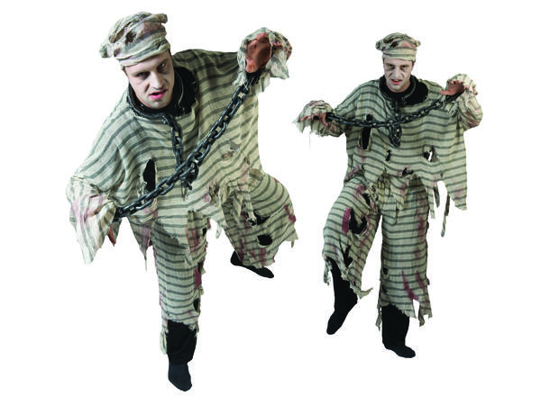 Kostyme - Levende Død - Fange 1 Kostyme - Onesize