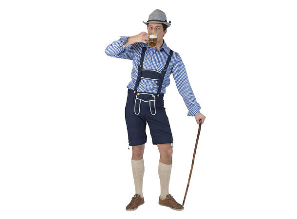 Kostyme - Oktoberfest - Gustav 1 Shorts med seler