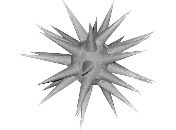 Oppblåsbar 3D stjerne Mål: 100cm diameter