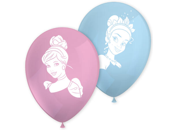 Princess Live Your Story 8 Gummiballonger med trykk - 30cm