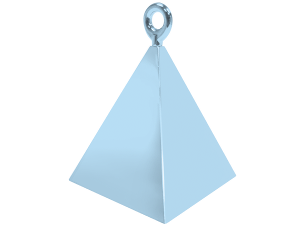 Pyramid weight Pearl Light Blue Eske med 12