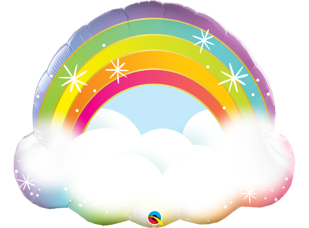 Rainbow 1 Stor folieballong - 81cm
