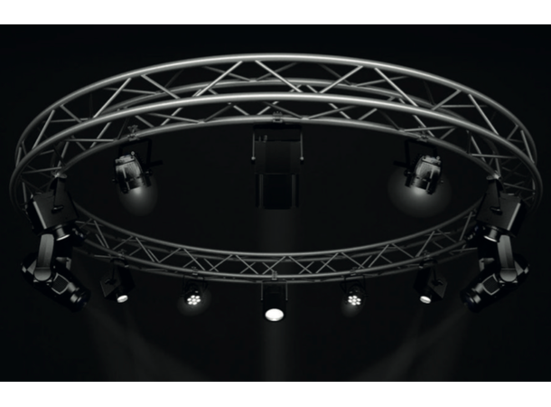 Rund truss - Aluminium Mål: 20x20cm - 600cm Diameter
