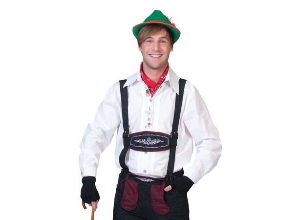 Skjorte, Alpe - Oktoberfest - Hvit 1 Skjorte - Herre
