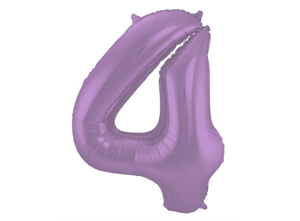 Tallballong - Matt Lilla 4 1 Folieballong - 86cm (34")