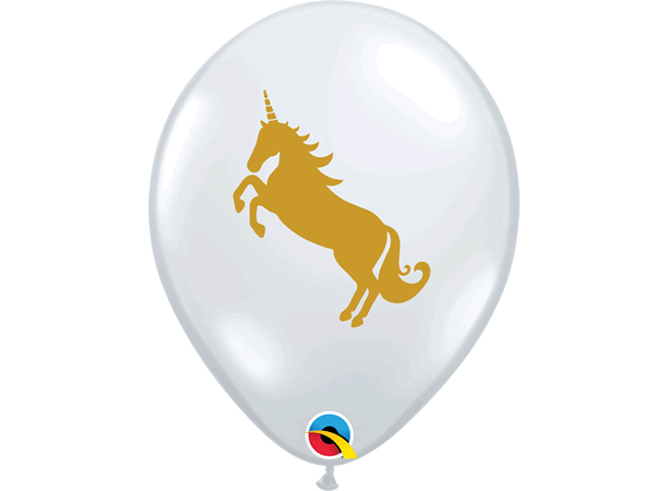 Unicorn 25 gummiballonger - 28cm (11")
