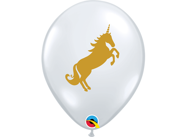 Unicorn 25 gummiballonger - 28cm (11")