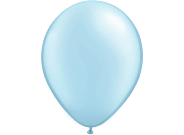 16R Pearl Pale Blue PT 50 gummiballonger - 41cm (16")