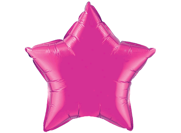 4ST Magenta (Bulk) 1 Folieballong - 10cm (4")