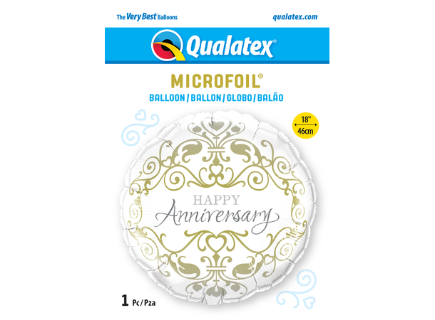 Anniversary Classic 1 Folieballong - 46cm (18")
