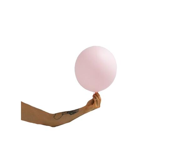 Ballongball folie - Pastell Rosa 1 Folieballong - 25cm (10")