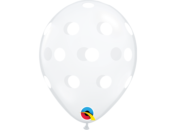 Big Polka Dots 100 gummiballonger - 12,5cm (5")