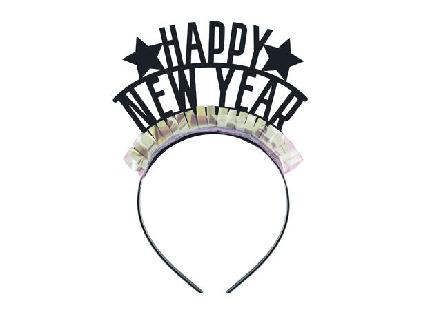 Black, Gold & Silver New Years 4 Tiaraer - Onesize