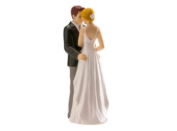 Brudepar - Intim 1 Kakefigur i plast - 16cm