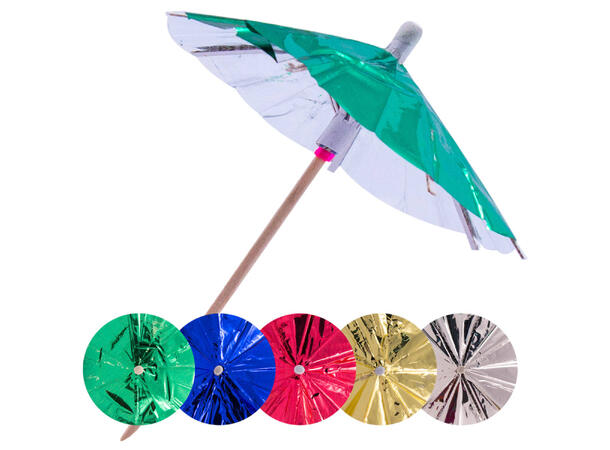 Cocktailpinner - Parasol metallic 15 Cocktailpinner -  14,5cm