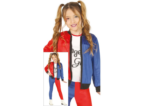 Dangerous Girl - Bukse/Jakke/Genser 1 Barnekostyme til jente - Str 5-6 År 