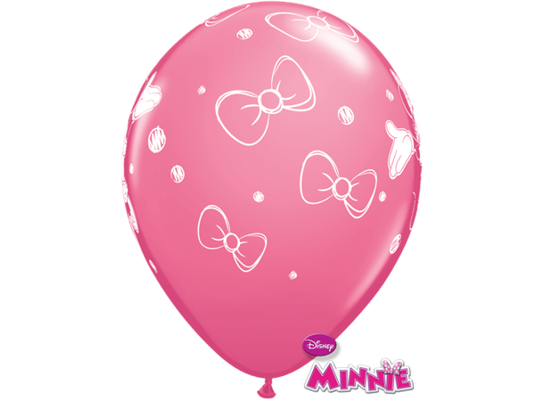 Disney Minnie 6 gummiballonger - 28cm (11")