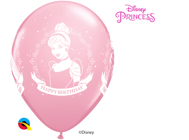 Disney Princess Birthday 25 gummiballonger - 28cm (11")