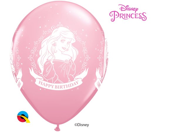 Disney Princess Birthday 25 gummiballonger - 28cm (11")