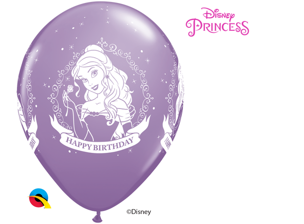 Disney Princess Birthday 25 gummiballonger - 28cm (11")