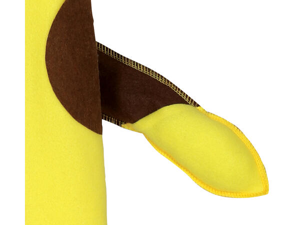 Elektrisk Chinchilla - Gul 1 Barnekostyme Unisex - Str 3-4 År 