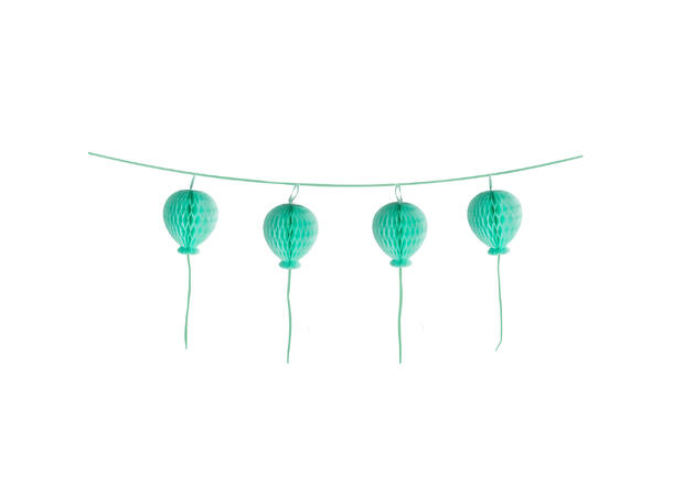 Girlander "Happy Birthday" 1 Honeycomb girlander i papir - 180 cm