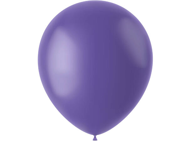 Gummiballonger - Cornflower Blue Matt 100 Gummiballonger - 33cm (13")