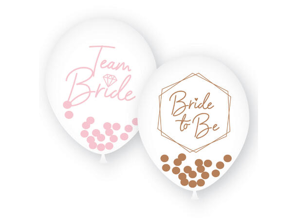 Hen Party - 2-sidig trykk 6 Gummiballonger - 28cm (11")