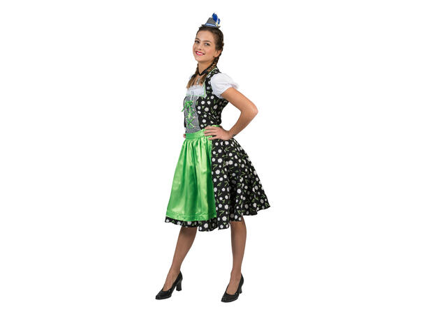 Kjole - Oktoberfest - Edelweiss 1 Kjole og forkle