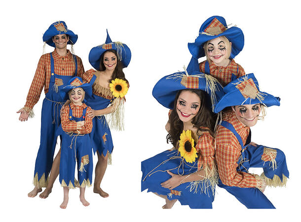 Kostyme - Fugleskremsel Kjole med skjorte, hatt og belte 