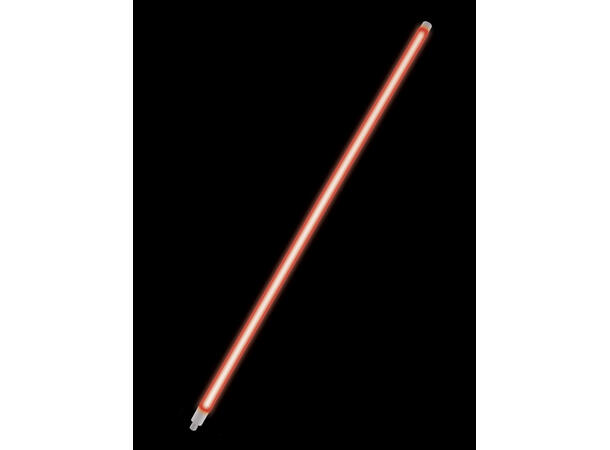 LED Lysrør - Rød Mål: 1,2m - 2,6cm diameter - 16W