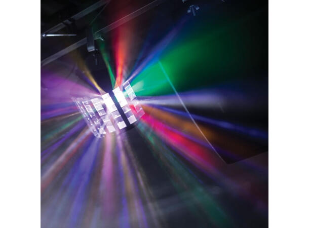 LED mini derby light - 20W 4x3W RGBW Mål: 17x11x14cm