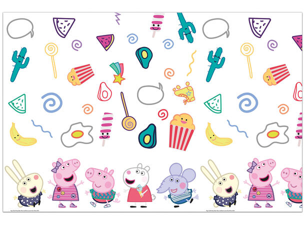 Peppa Pig - Messy Play 1 Plastduk - 120x180cm