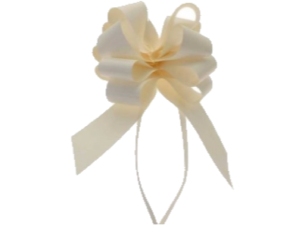 Pull bows: Ivory/Eggshell 50 mm pakke med 20