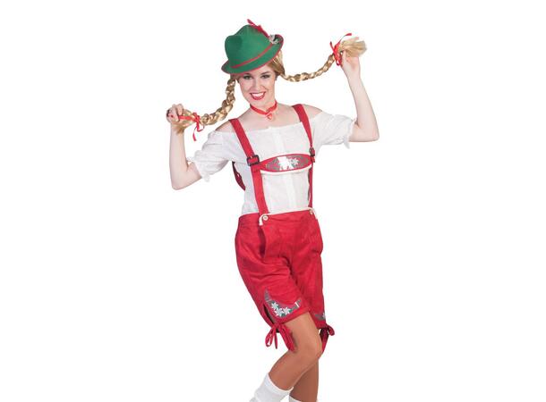 Shorts, Tyrol - Oktoberfest - Helga 1 Shorts med seler og bluse