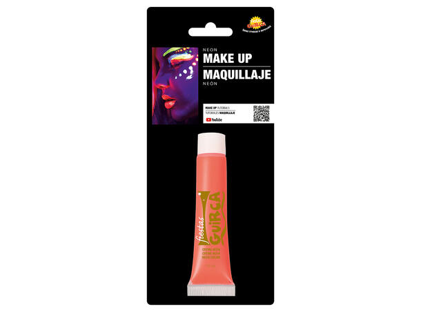 Sminke - Vannbasert - Neon Rød 1 Tube - 10ml 
