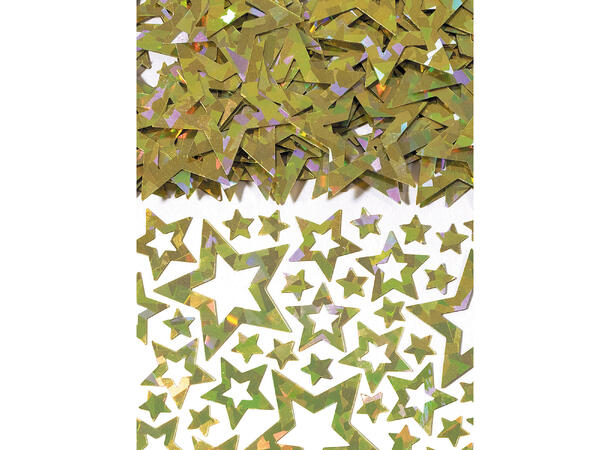 Star Shimmer Gold 1 Pose foliekonfetti - 14g