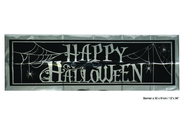 Veggdekor - "Happy Halloween" 1 Veggdekorsajon - 86x21cm