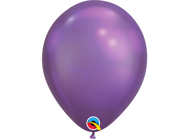 11R Chrome Purple 25 gummiballonger - 28cm (11")