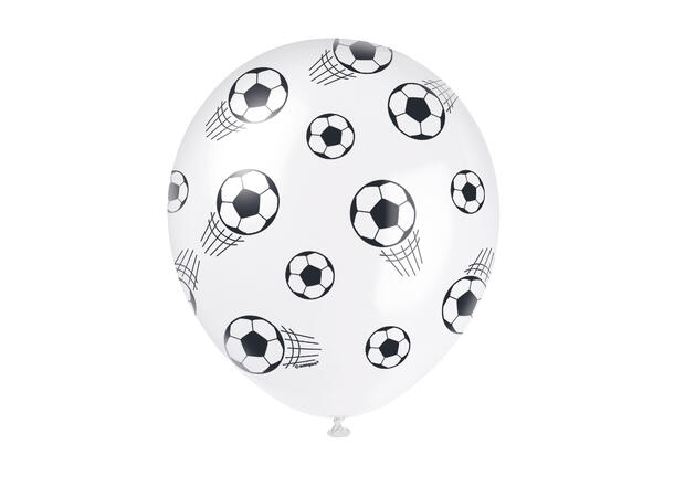 3D Fotball 5 Gummiballonger - 30cm (12")