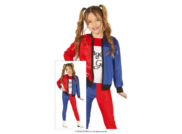 Dangerous Girl - Bukse/Jakke/Genser 1 Barnekostyme til jente - Str 7-9 År 