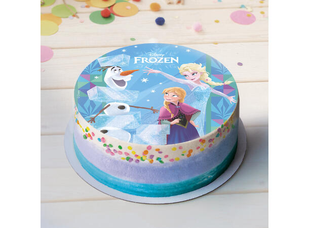 Frozen 1 spiselig kakeskilt - 20cm 