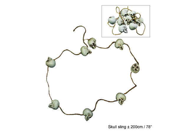 Girlander - Hodeskaller 1 Girlander - 2m 