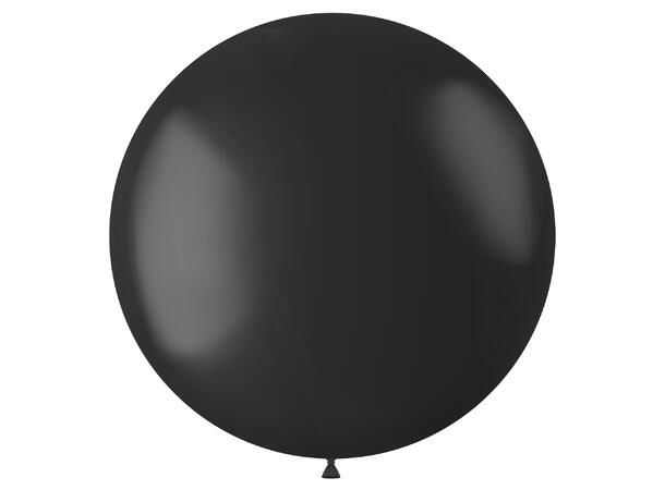 Gummiballonger - Midnight Black Matt 1 Gummiballong - 78cm (31")