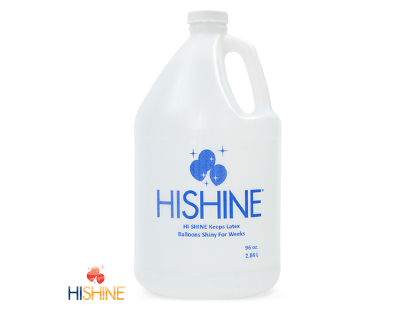 Hi Shine - Gir glans til gummiballongene Flaske med 2,84l - Til å fylle på 18010