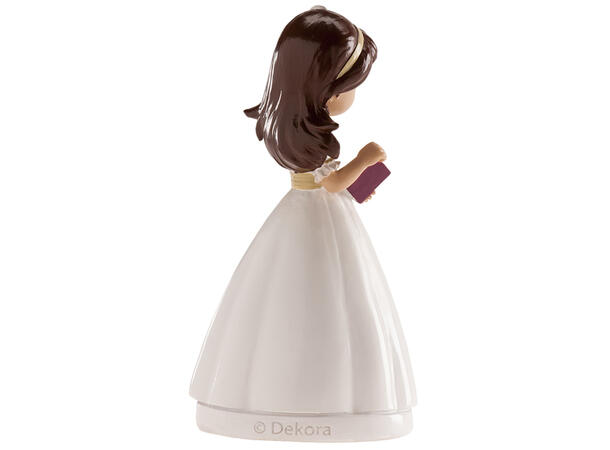 Konfirmasjon - Animert stil - Jente 3 1 Kakefigur i plast - 13cm 